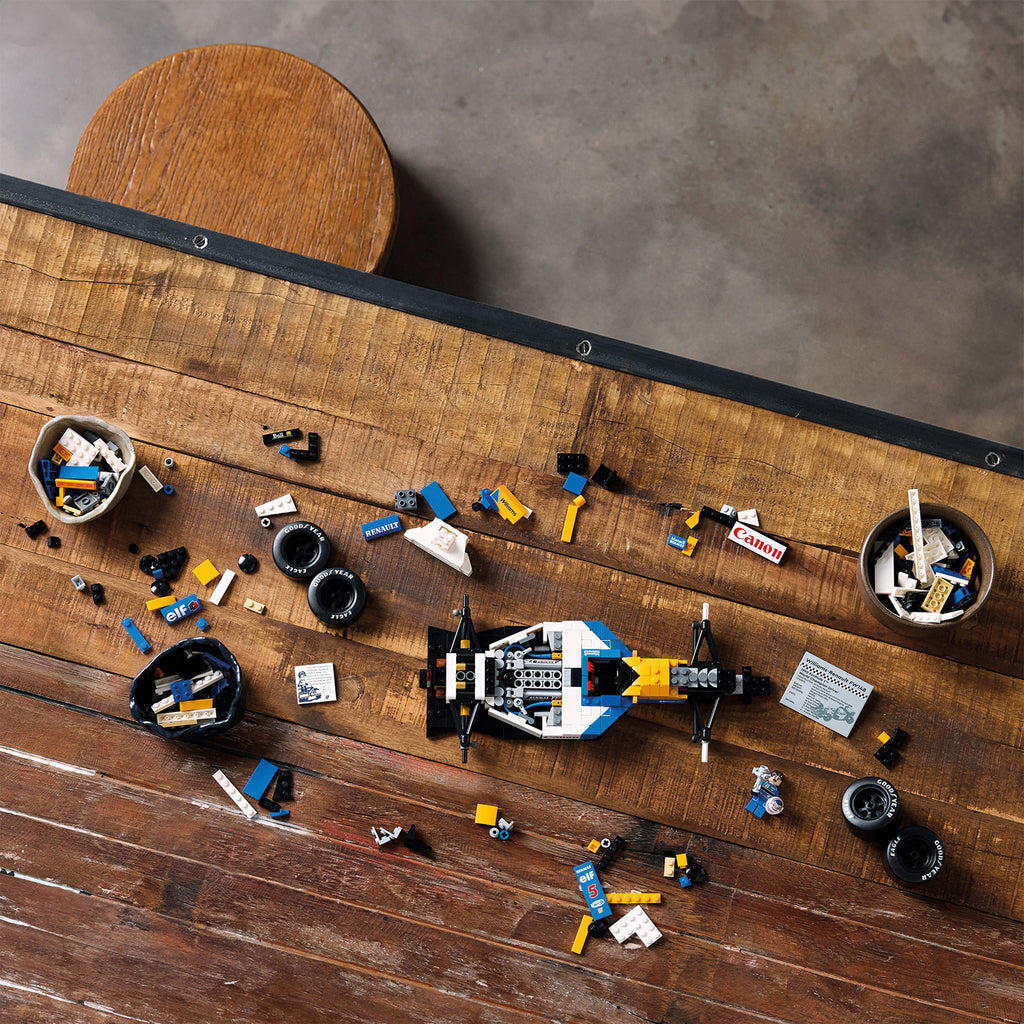 LEGO® ICONS™ Williams Racing FW14B & Nigel Mansell - Mô Hình Xe Đua F1 Huyền Thoại (10353) - Hình ảnh bổ sung 4