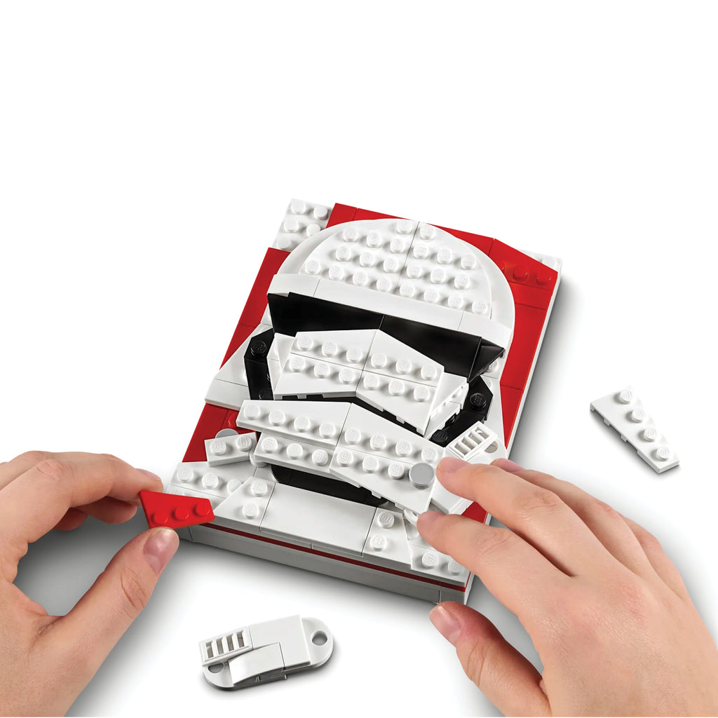 LEGO® Brick Sketches™ First Order Stormtrooper™ Mô hình Chân dung 3D Star Wars (40391) - Hình ảnh bổ sung 5
