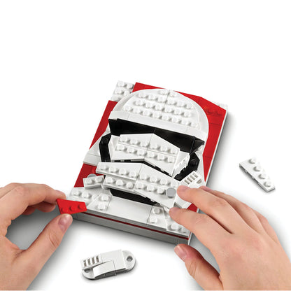 LEGO® Brick Sketches™ First Order Stormtrooper™ Mô hình Chân dung 3D Star Wars (40391) - Hình ảnh bổ sung 5