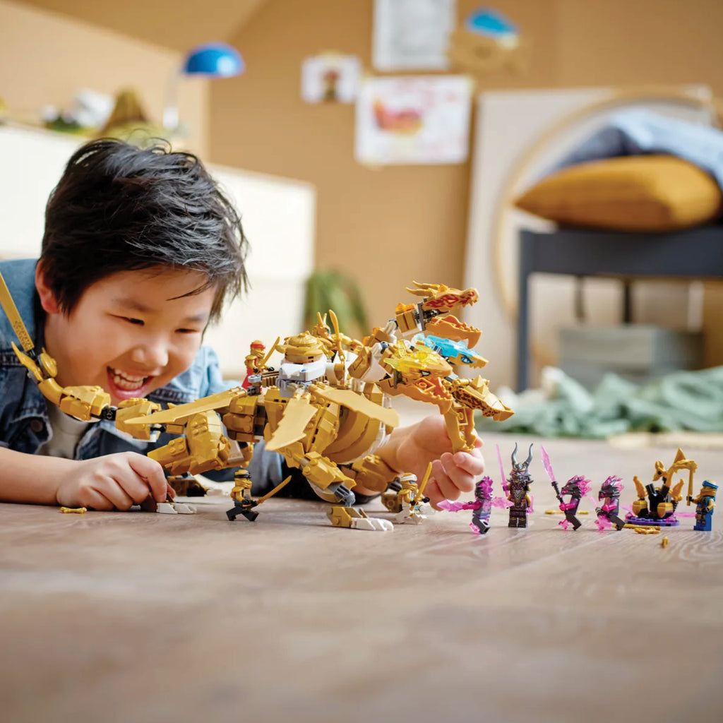 LEGO® NINJAGO® Lloyd’s Golden Ultra Dragon - Bộ Lắp Ráp Rồng Vàng Siêu Cấp 71774 - LEGO - Góc nhìn khác 3