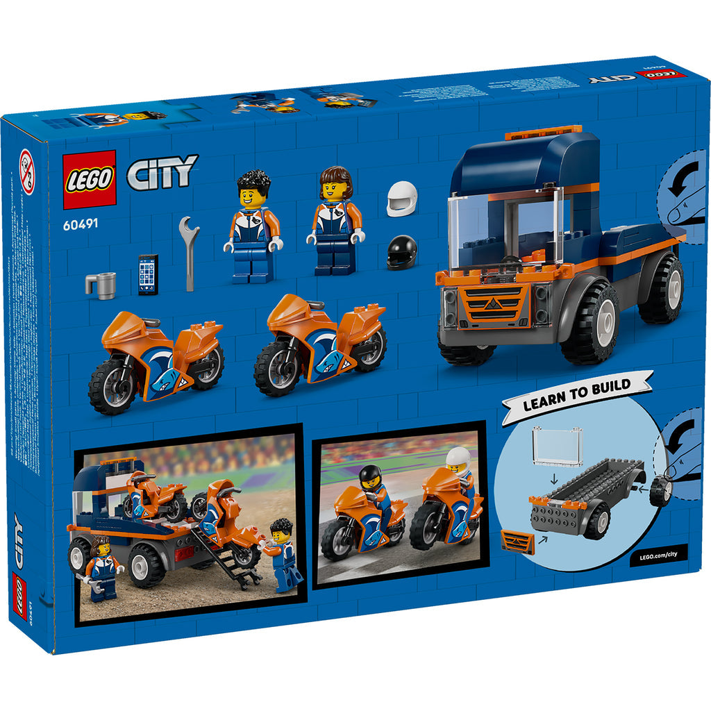 LEGO® City Motorcycle Transporter - Xe Tải Chở Xe Máy Đồ Chơi LEGO 60491 LEGO - ảnh 2 - Đồ chơi lắp ráp