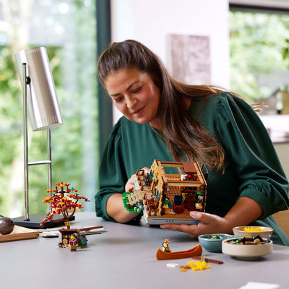 LEGO® Ideas A-Frame Cabin - Mô Hình Nhà Gỗ Chữ A - LEGO 21338 - Hình ảnh bổ sung 4