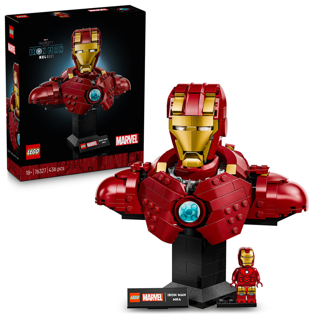 LEGO® Marvel Iron Man MK4 Bust - Mô Hình Lắp Ráp Siêu Anh Hùng - LEGO 76327 - Hình ảnh bổ sung 9