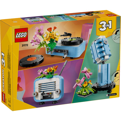 LEGO® Creator 3-in-1 Record Player with Flowers - Đồ chơi lắp ráp 3 trong 1 - LEGO 31172 - Góc nhìn khác 3