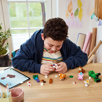 LEGO® Minecraft Baby Pig’s Birthday Celebration - Đồ chơi lắp ráp chủ đề Minecraft - LEGO 21281 - Góc nhìn khác 3