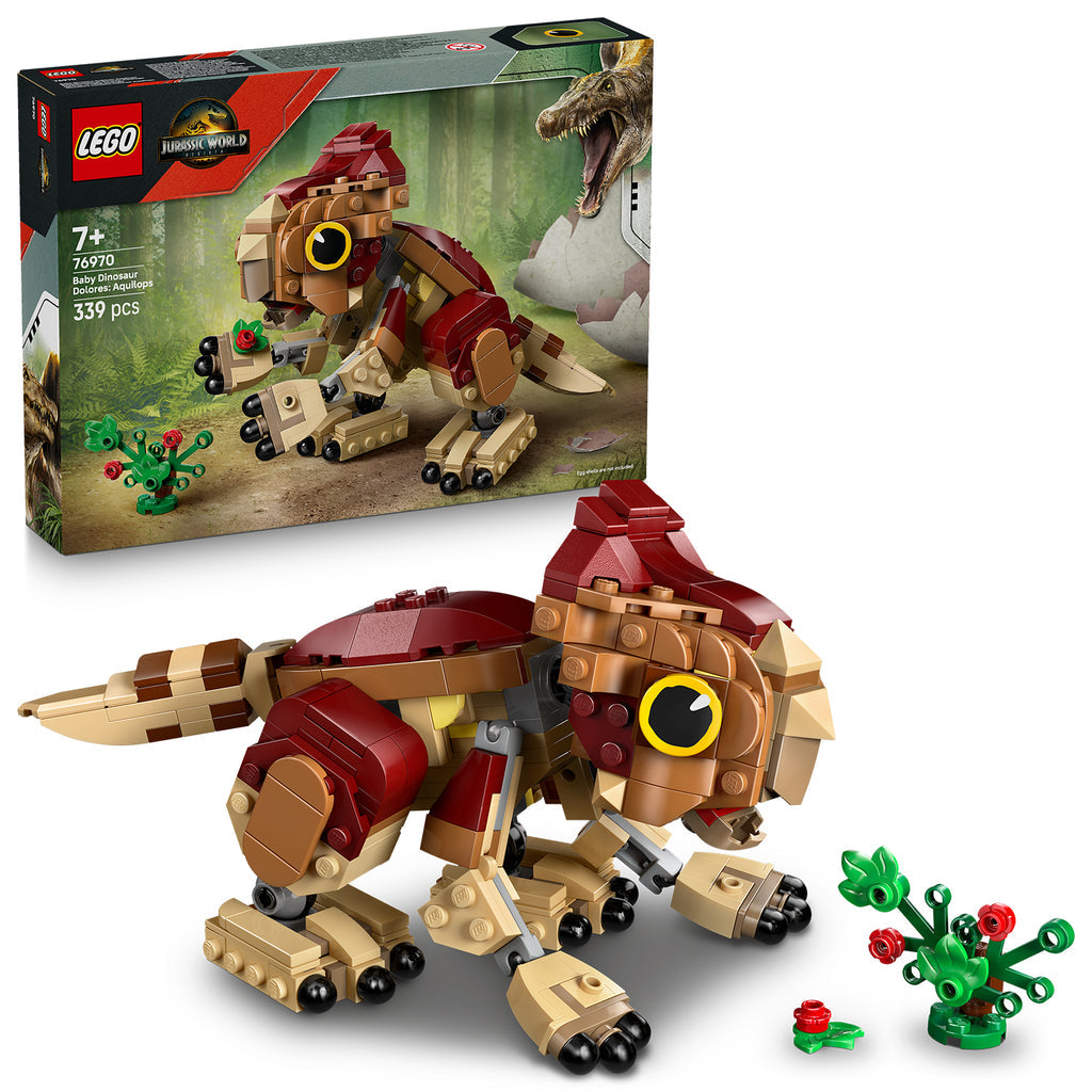 LEGO® Jurassic World Baby Dinosaur Dolores: Aquilops - Bộ Đồ Chơi Lắp Ráp Khủng Long LEGO 76970 - Hình ảnh bổ sung 9