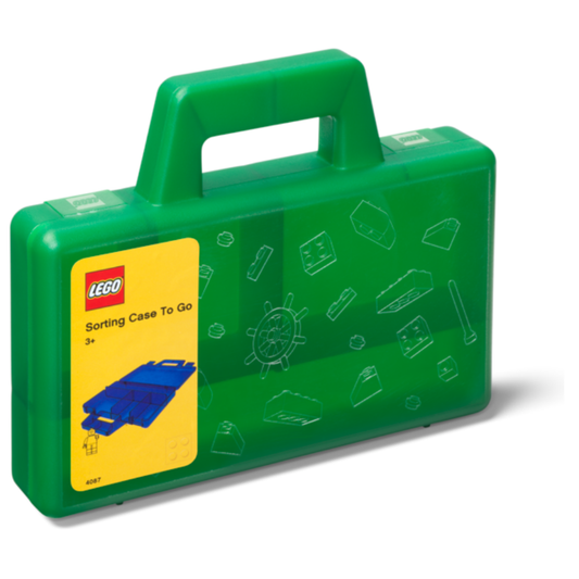 LEGO Sorting Case To Go - Dark Green - Hộp đựng và sắp xếp LEGO chính hãng - LEGO - Hình ảnh sản phẩm