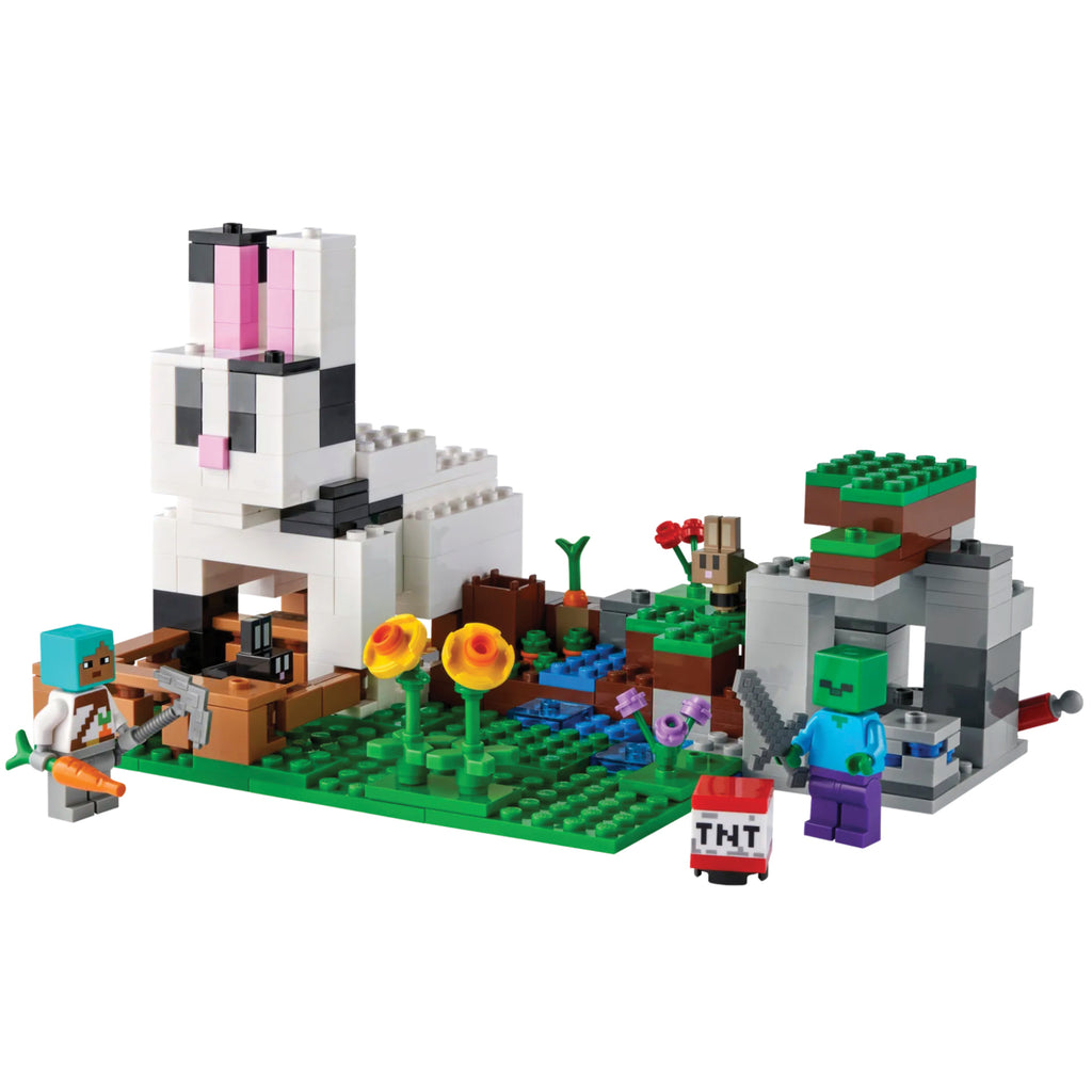 LEGO® Minecraft® The Rabbit Ranch - Đồ chơi lắp ráp Trang trại Thỏ - LEGO 21181 - Hình ảnh chi tiết 2