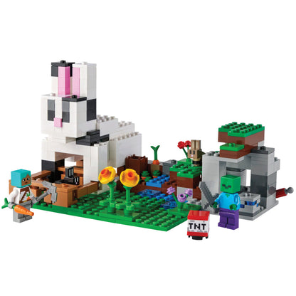 LEGO® Minecraft® The Rabbit Ranch - Đồ chơi lắp ráp Trang trại Thỏ - LEGO 21181 - Hình ảnh chi tiết 2