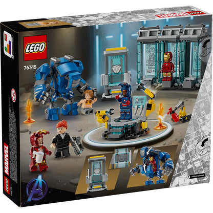 LEGO® Marvel Iron Mans Laboratory: Hall of Armor - Đồ Chơi Lắp Ráp Phòng Thí Nghiệm Iron Man - LEGO 76315