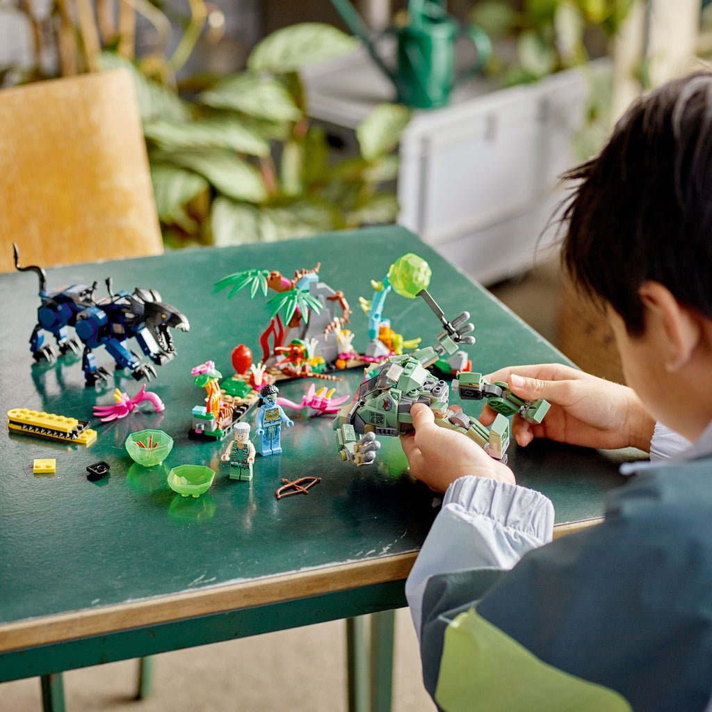 LEGO® Avatar™ Neytiri & Thanator vs. AMP Suit Quaritch - Đồ Chơi Lắp Ráp Chính Hãng LEGO 75571 - Góc nhìn khác 3