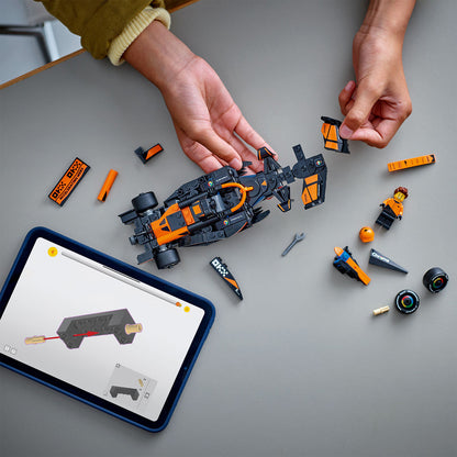 LEGO® Speed Champions - McLaren F1® Team MCL38 Race Car Mô Hình Xe Đua Công Thức 1 (F1) Đồ Chơi Lắp Ráp - Hình ảnh bổ sung 4