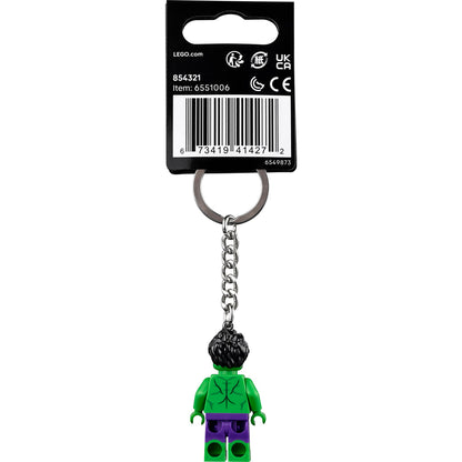 LEGO® Marvel The Hulk Keyring - Móc Khóa Người Khổng Lồ Xanh Hulk - LEGO 854321 - Góc nhìn khác 3