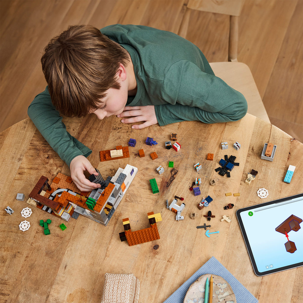 LEGO® Minecraft® The Badlands Mineshaft - Đồ Chơi Lắp Ráp Hầm Mỏ Vùng Badlands LEGO 21263 - Góc nhìn khác 3