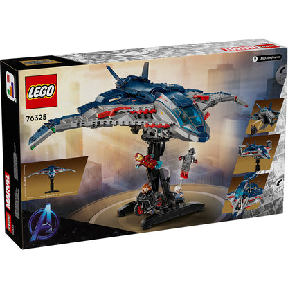 LEGO® Marvel Avengers: Age of Ultron Quinjet Mô Hình Lắp Ráp Máy Bay Siêu Anh Hùng LEGO 76325 LEGO - ảnh 6 - Building Sets