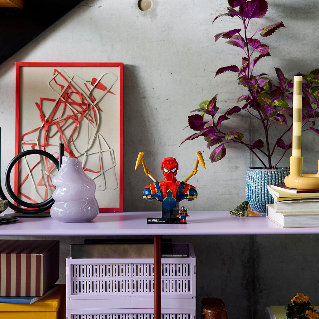 LEGO® Marvel Iron Spider-Man Bust - Mô Hình Lắp Ráp Siêu Anh Hùng LEGO 76326 LEGO - ảnh 1 - LEGO Sets