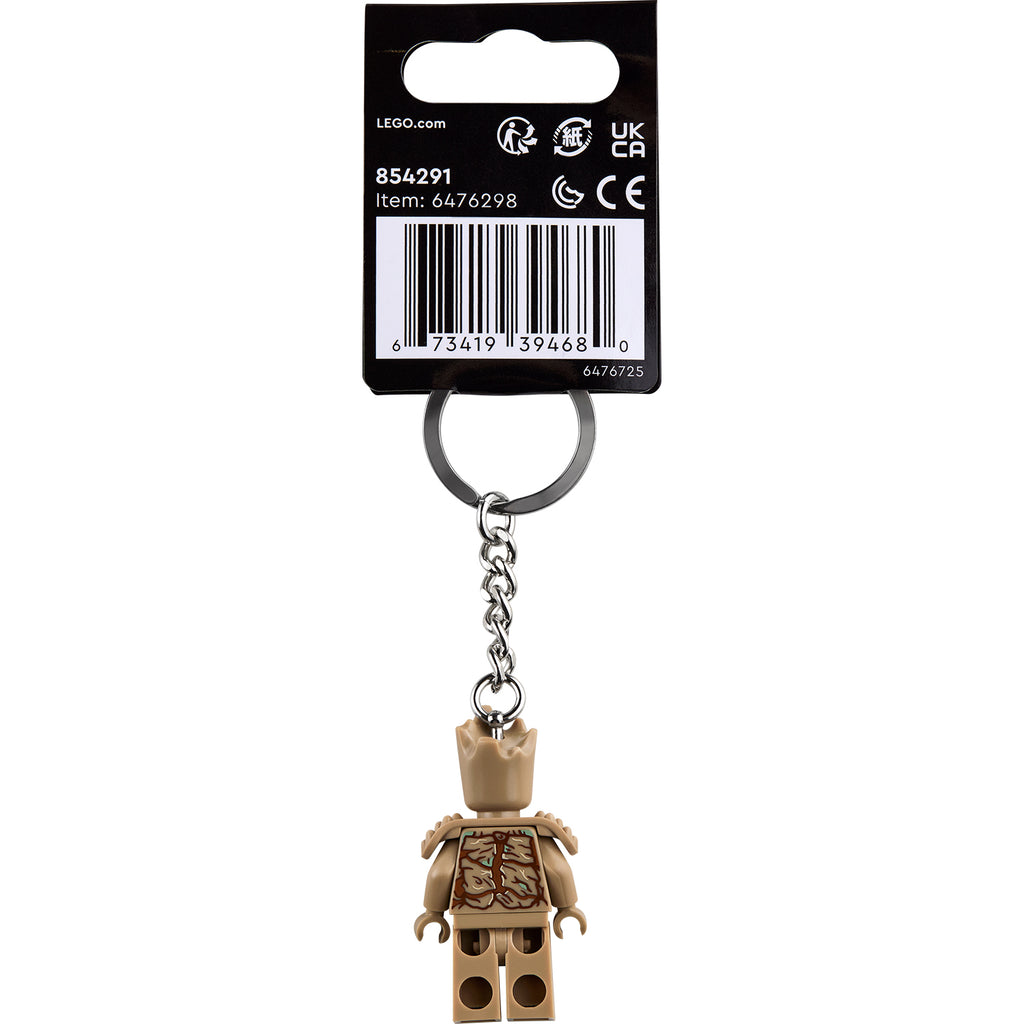 LEGO® Marvel Groot Keyring - Móc Khóa Nhân Vật Groot Marvel Chính Hãng - LEGO 854291 - Góc nhìn khác 3