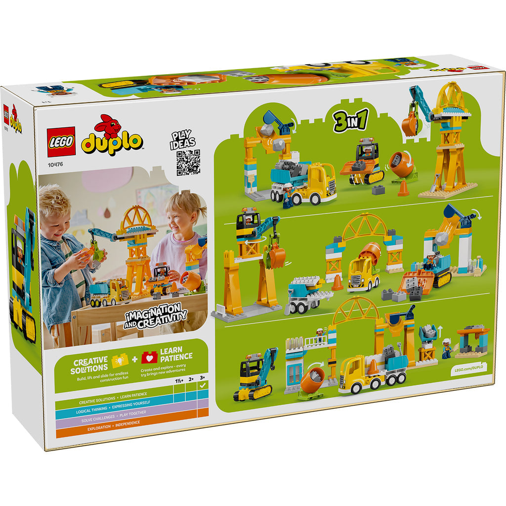 LEGO® DUPLO® Town 3-in-1 Construction Site and Vehicles - Bộ Đồ Chơi Công Trường Xây Dựng 3 Trong 1 - LEGO 10476 LEGO - ảnh 7