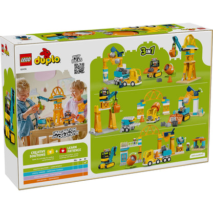 LEGO® DUPLO® Town 3-in-1 Construction Site and Vehicles - Bộ Đồ Chơi Công Trường Xây Dựng 3 Trong 1 - LEGO 10476 LEGO - ảnh 7