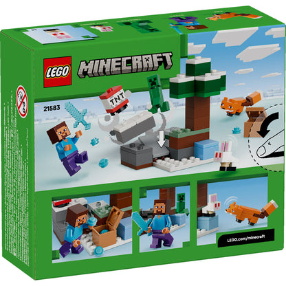 LEGO® Minecraft® Steve’s Taiga Adventure - Bộ Đồ Chơi Lắp Ráp Rừng Taiga LEGO 21583 LEGO - ảnh 3 - LEGO Minecraft