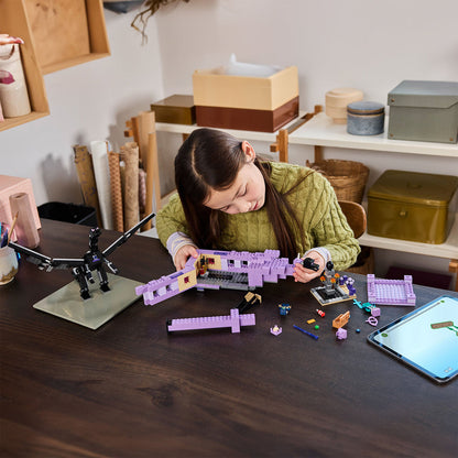 LEGO® Minecraft® The Ender Dragon and End Ship - Đồ chơi lắp ráp Rồng Ender và Tàu End Ship - LEGO 21264 - Góc nhìn khác 3