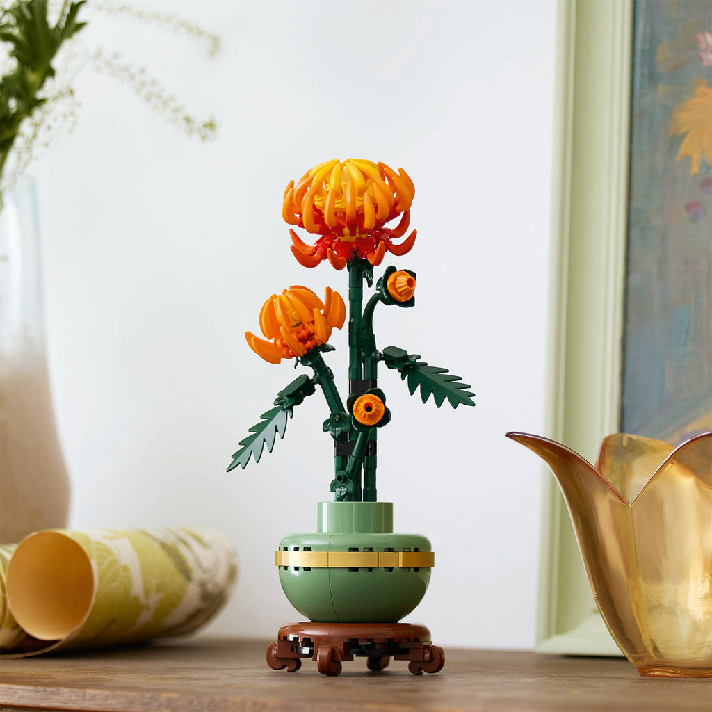 LEGO® ICONS™ Chrysanthemum - Bộ Lắp Ráp Hoa Cúc Đại Đóa LEGO 10368 - Góc nhìn khác 3