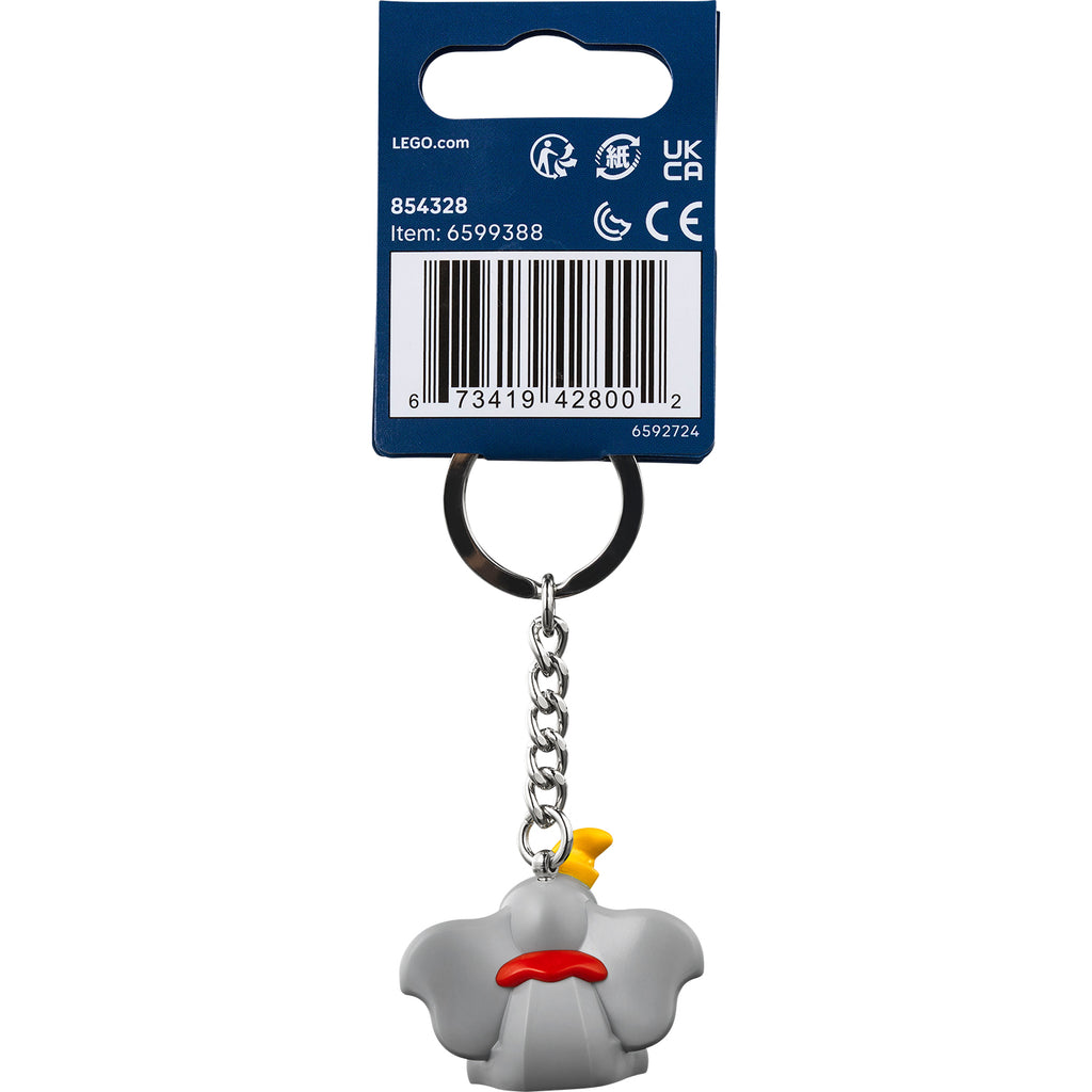 LEGO® Disney Dumbo Keyring - Móc khóa nhân vật Voi Dumbo - LEGO 854328 - Góc nhìn khác 3