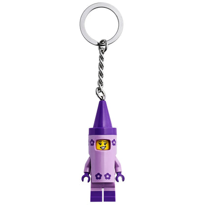 LEGO® Crayon Girl Keyring - Móc khóa nhân vật Cô gái bút màu - LEGO 853995 - Hình ảnh chi tiết 2
