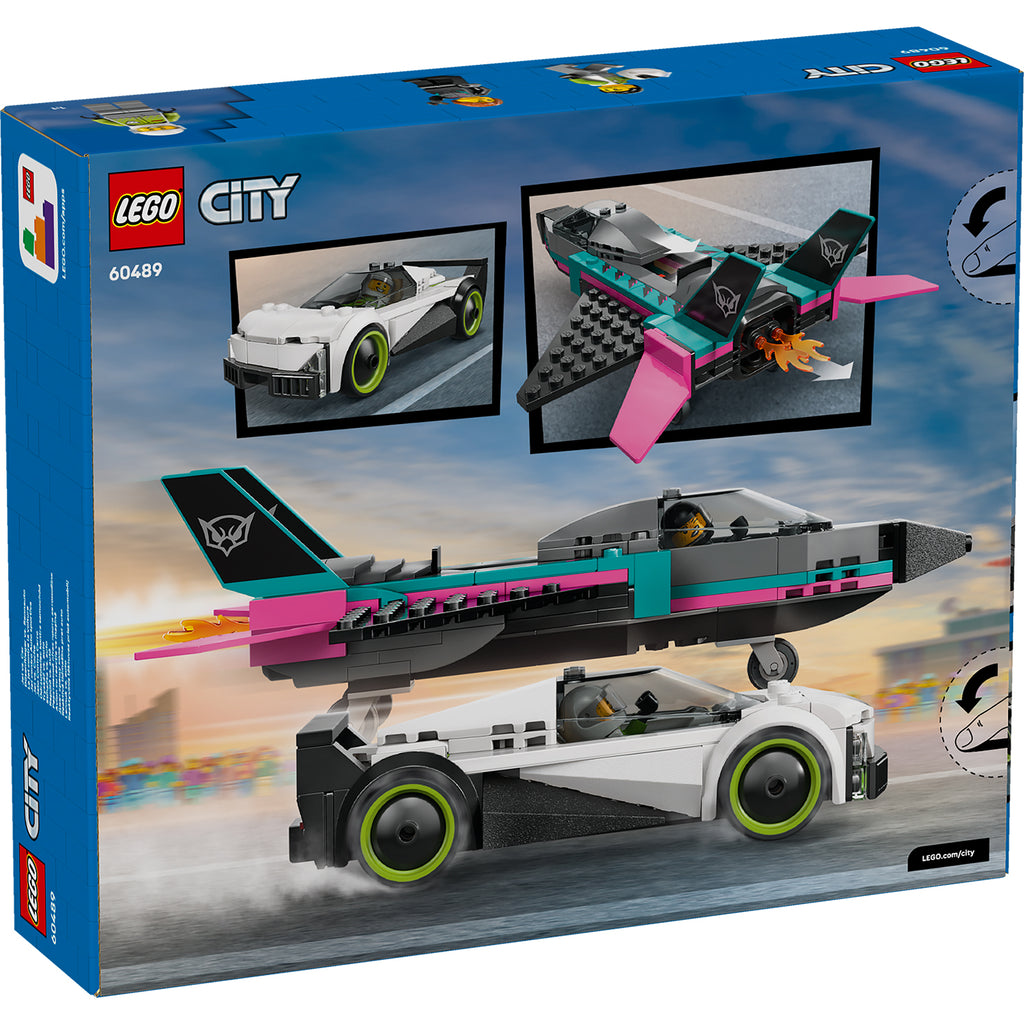 LEGO® City Jet vs. Car - Đồ Chơi Lắp Ráp Máy Bay & Siêu Xe - LEGO 60489 LEGO - ảnh 7 - Đồ chơi lắp ráp