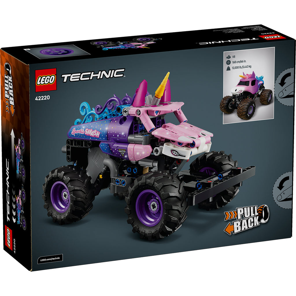 LEGO® Technic Monster Jam™ Sparkle Smash™ Pull-Back Đồ Chơi Lắp Ráp Xe Tải Kéo Lùi 42220 LEGO - ảnh 4 - LEGO Technic
