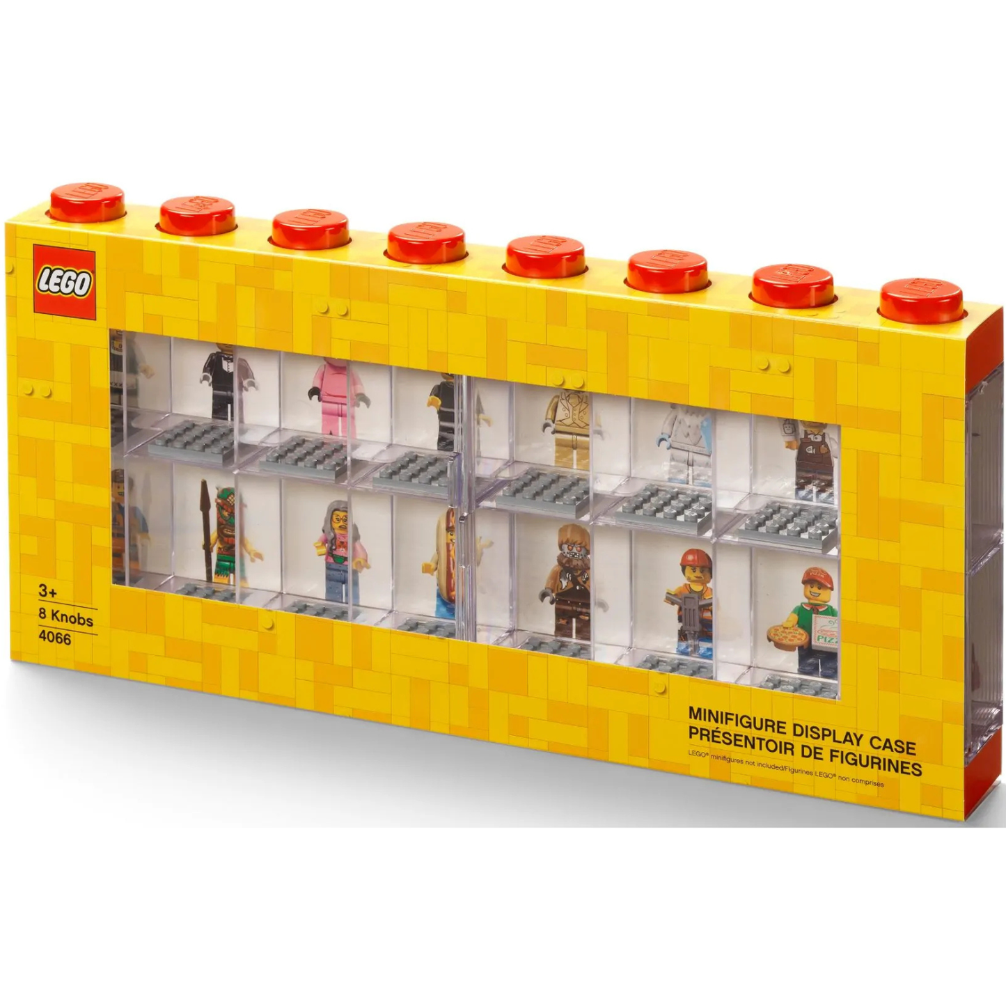 LEGO Minifigure Display Case 16 – Red - Kệ Trưng Bày 16 Nhân Vật Chính Hãng LEGO - Góc nhìn khác 3