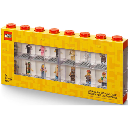 LEGO Minifigure Display Case 16 – Red - Kệ Trưng Bày 16 Nhân Vật Chính Hãng LEGO - Góc nhìn khác 3