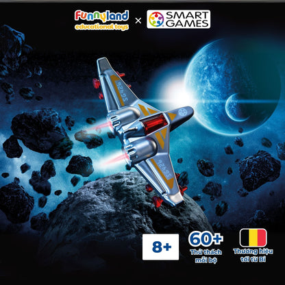 SmartGames Asteroid Escape - Đồ Chơi Trí Tuệ Thử Thách Giải Cứu Phi Thuyền Vũ Trụ