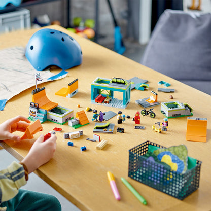 LEGO® City Street Skate Park - Đồ chơi lắp ráp Công viên trượt ván - LEGO 60364 - Góc nhìn khác 3