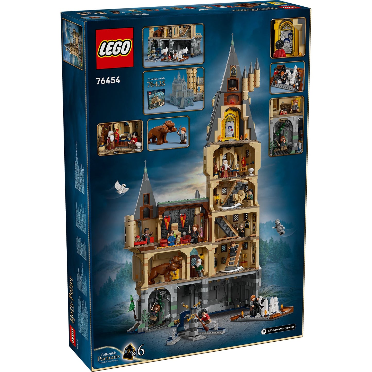LEGO® Harry Potter™ Hogwarts™ Castle: The Main Tower - Bộ Đồ Chơi Lắp Ráp Lâu Đài Hogwarts: Tháp Chính LEGO 76454