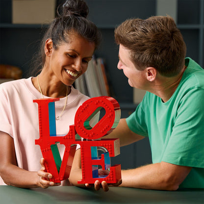 LEGO® Art LOVE - Mô hình lắp ráp nghệ thuật - LEGO 31214 - Góc nhìn khác 3