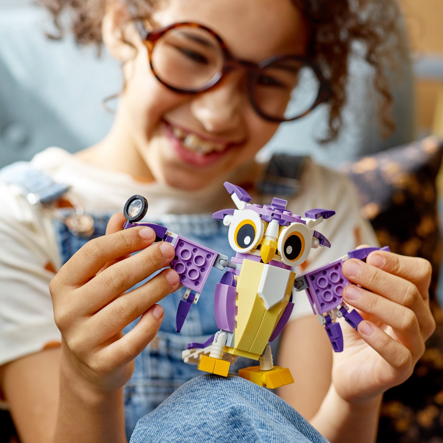 LEGO® Creator 3-in-1 Fantasy Forest Creatures - Lắp ráp Sinh vật Rừng Phép thuật LEGO 31125 - Hình ảnh bổ sung 4