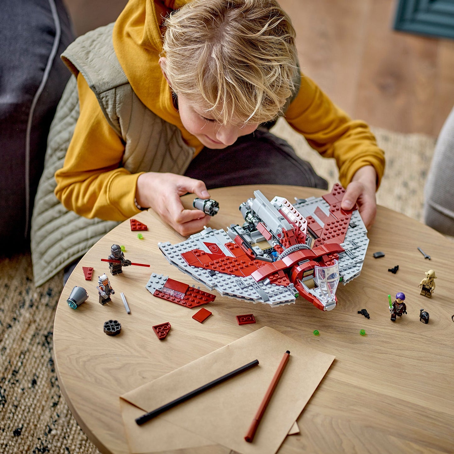 LEGO® Star Wars™ Ahsoka Tano's T-6 Jedi Shuttle - Đồ chơi lắp ráp Phi thuyền Jedi - LEGO 75362 - Góc nhìn khác 3