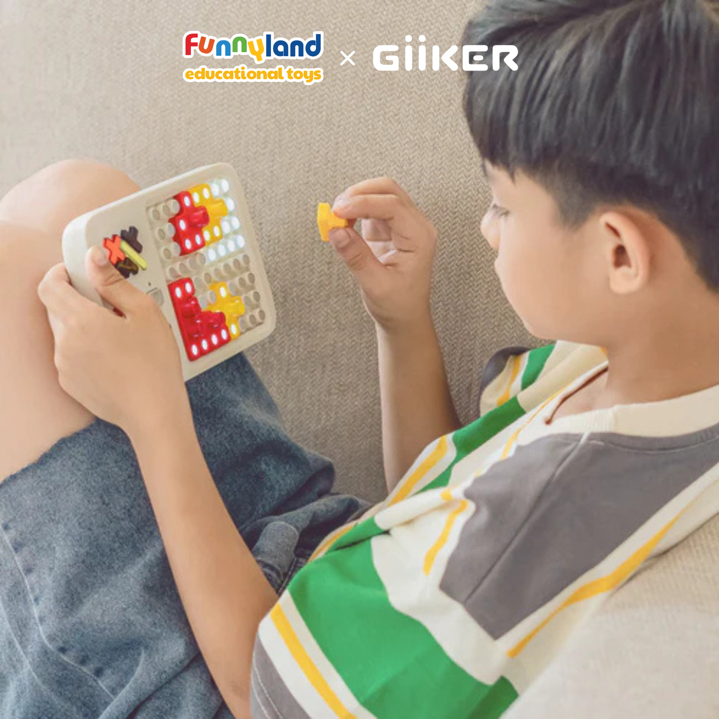 Đồ chơi ghép hình thông minh Giiker Super Blocks