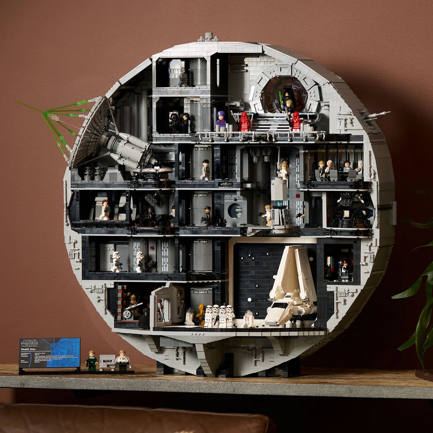 LEGO® Star Wars™ Death Star™ - Mô hình Trạm Vũ Trụ Ngôi Sao Chết (75419) - Góc nhìn khác 3
