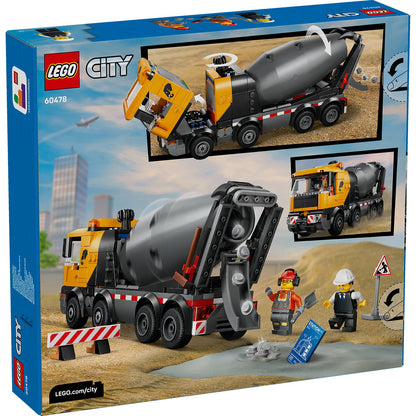 LEGO® City Cement Mixer - Đồ Chơi Lắp Ráp Xe Trộn Bê Tông - LEGO 60478