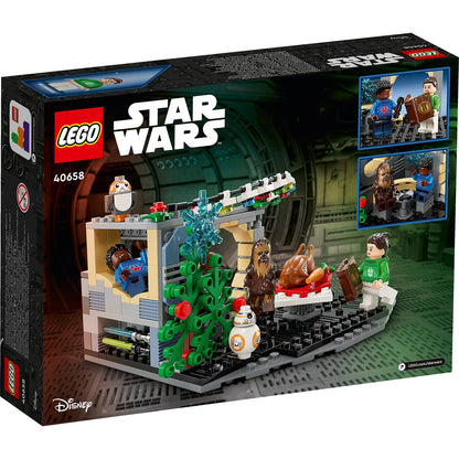 LEGO® Star Wars™ Millennium Falcon™ Holiday Diorama - Mô Hình Lễ Hội Giáng Sinh - LEGO 40658 - Góc nhìn khác 3