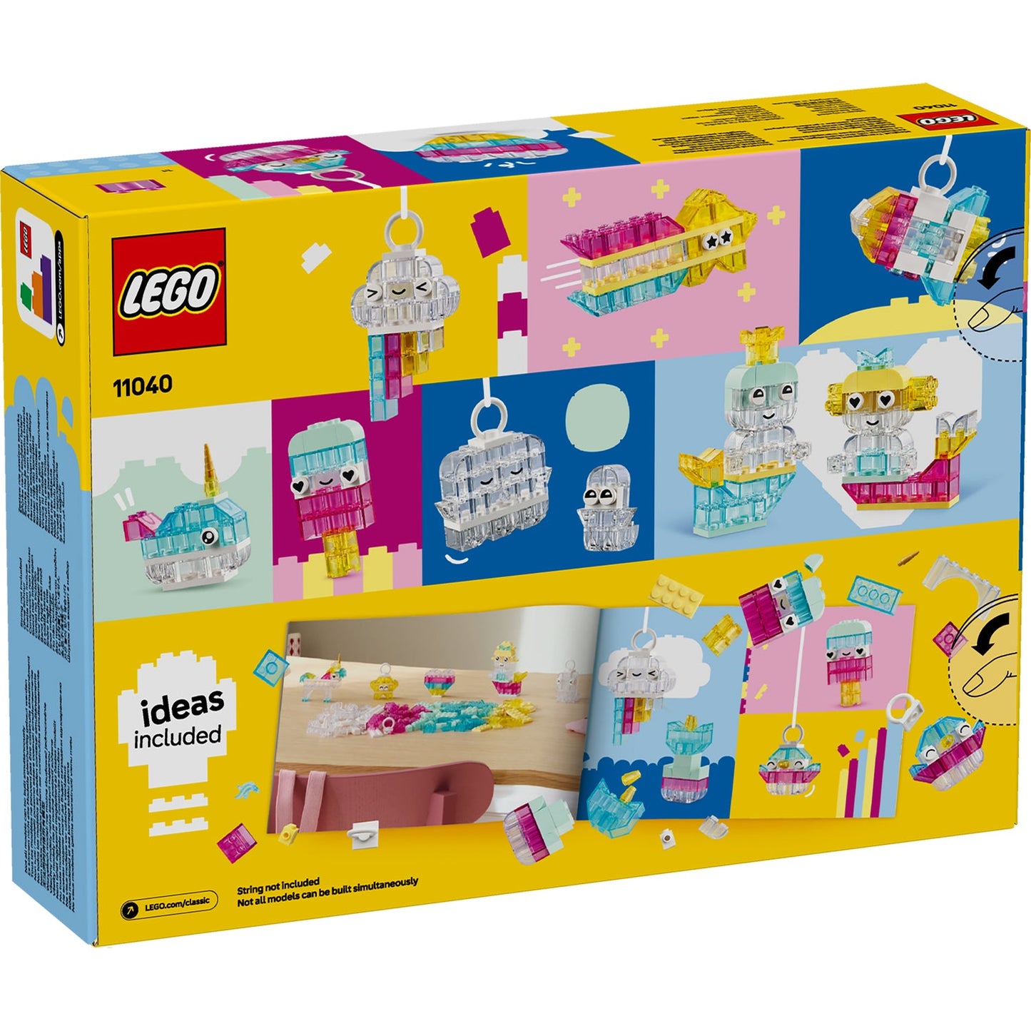 LEGO® Classic Magical Transparent Box - Bộ đồ chơi lắp ráp sáng tạo - LEGO 11040 LEGO - ảnh 2 - Lego
