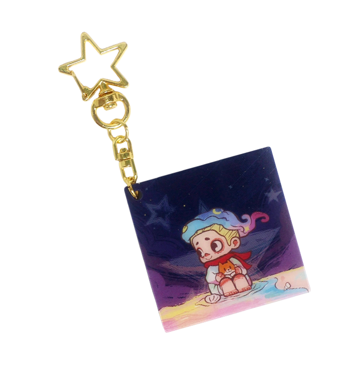 NOOK NIGHT SERIES LENTICULAR KEYCHAIN - SEA OF STARS - Móc khóa hiệu ứng 3D thấu kính - 52TOYS