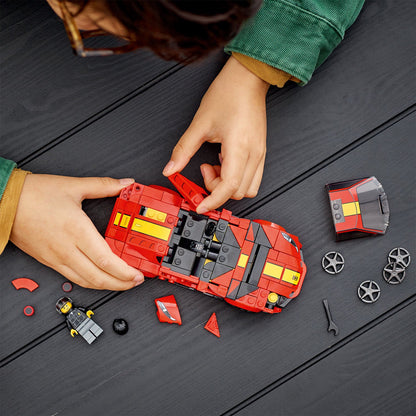 LEGO® Speed Champions Ferrari 812 Competizione - Mô Hình Lắp Ráp Siêu Xe Ferrari - LEGO 76914 - Góc nhìn khác 3