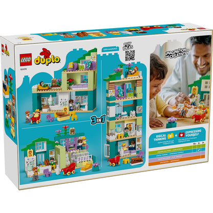 LEGO® DUPLO® Town 3-in-1 Modern Family House with Figures - Đồ chơi lắp ráp nhà búp bê 3 trong 1 LEGO 10470 LEGO - ảnh 5 - Le