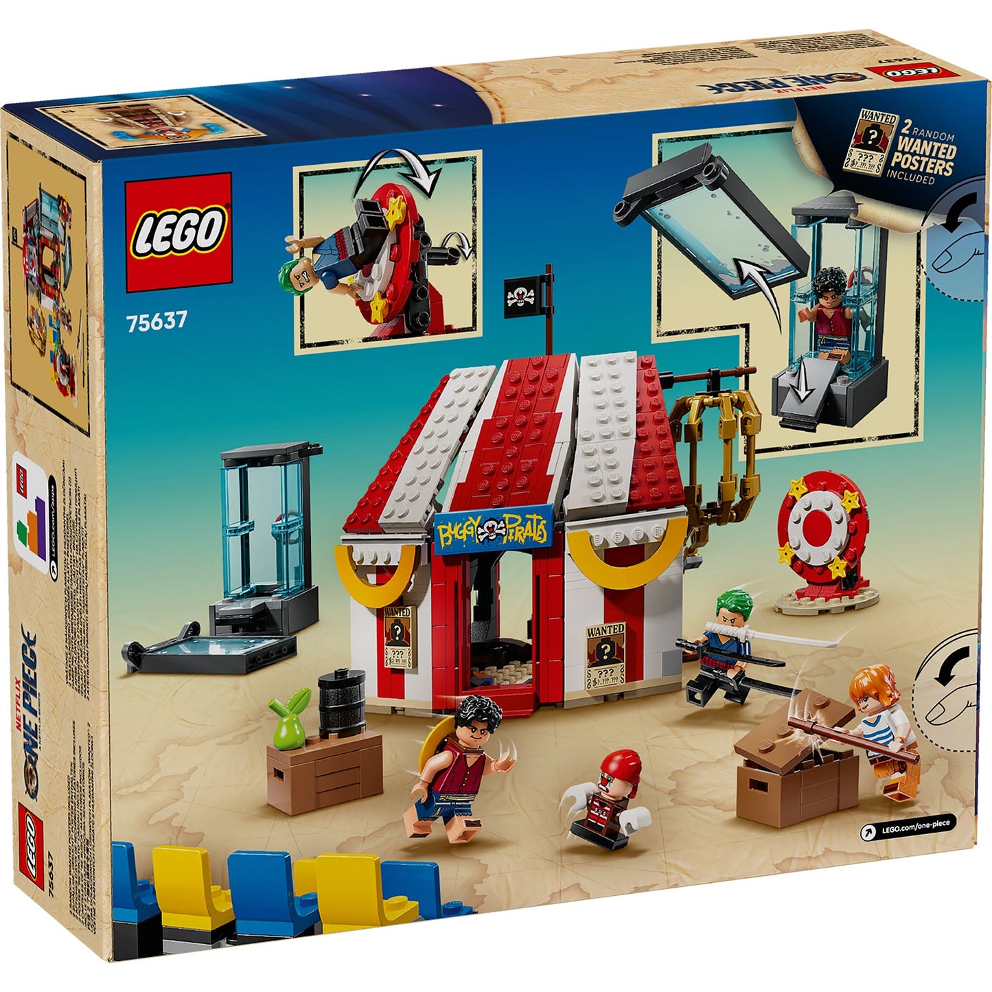 LEGO® ONE PIECE Buggy the Clown’s Circus Tent - Bộ Lắp Ráp Rạp Xiếc Của Hề Buggy LEGO 75637