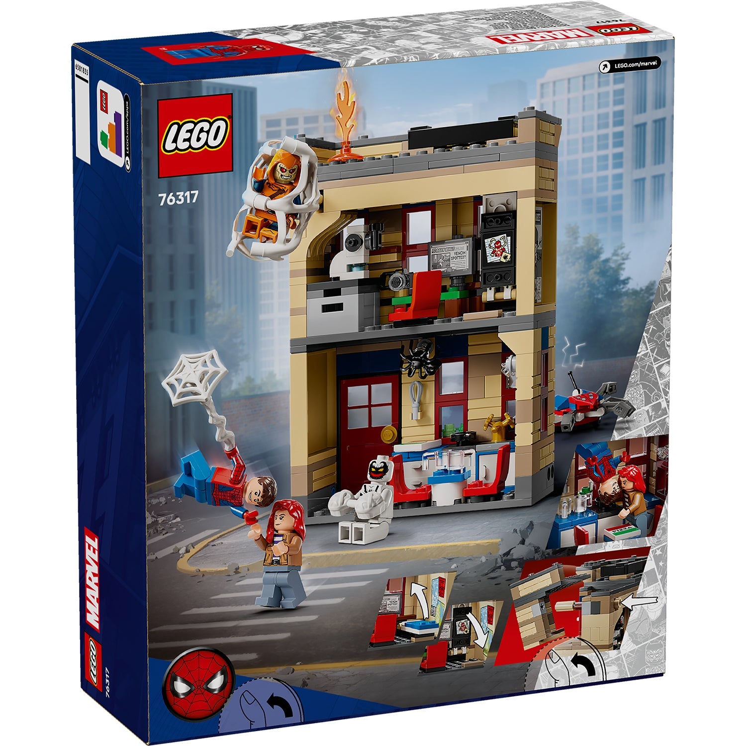 LEGO® Marvel Peter Parker’s Apartment - Đồ Chơi Lắp Ráp Căn Hộ Của Spider-Man - LEGO 76317 LEGO - ảnh 4 - LEGO Building Set
