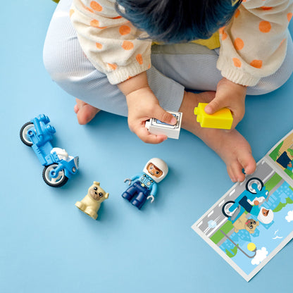 LEGO® DUPLO™ Rescue Police Motorcycle - Đồ Chơi Mô Tô Cảnh Sát Cứu Hộ - LEGO 10967 - Góc nhìn khác 3
