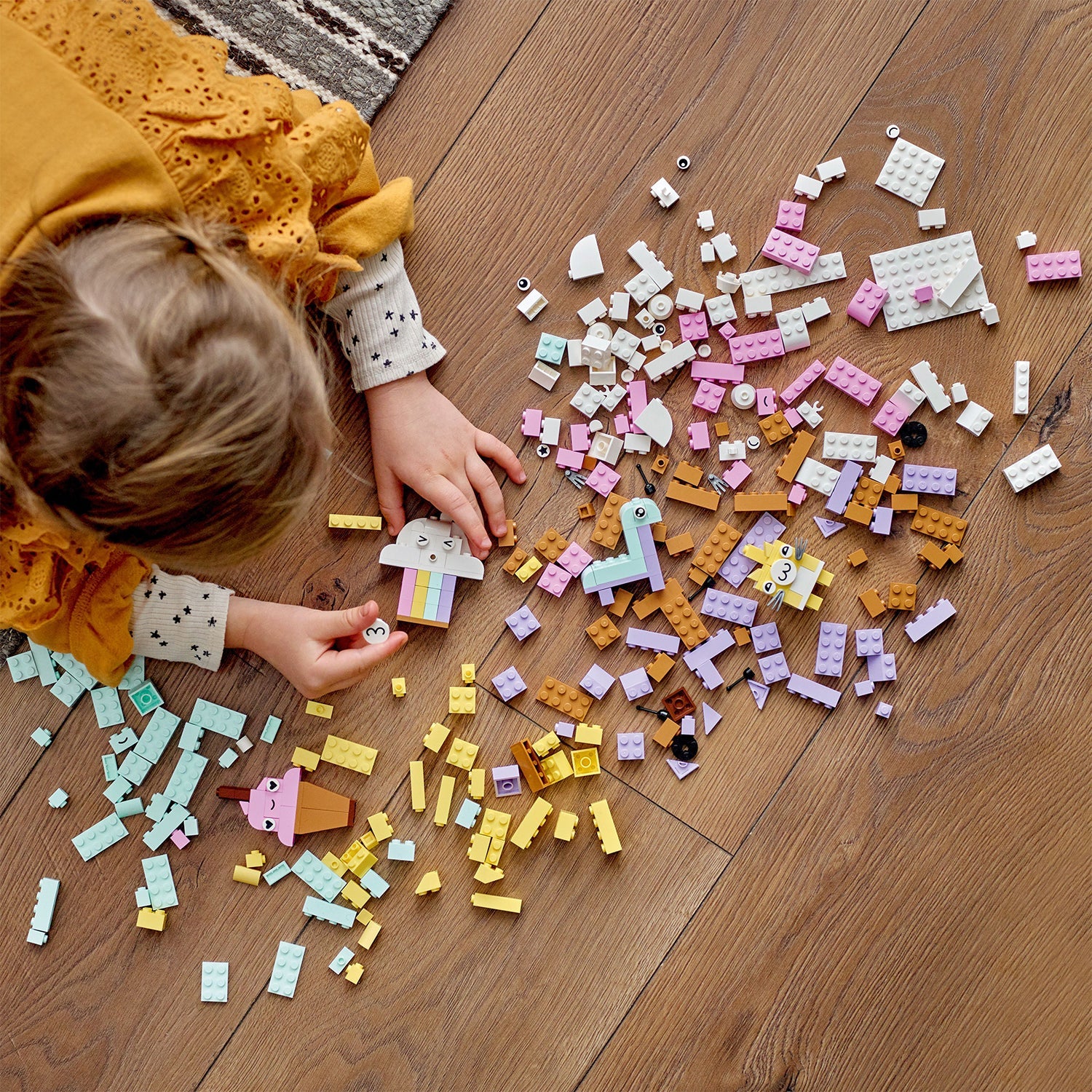 LEGO® Classic Creative Pastel Fun - Bộ Đồ Chơi Lắp Ráp Sáng Tạo Màu Pastel (11028) - Góc nhìn khác 3